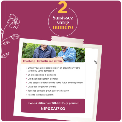 Saisissez votre numéro de coaching