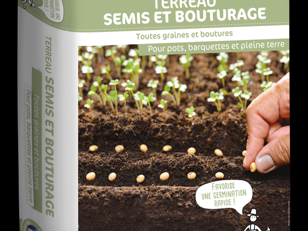 TERREAU SEMIS, BOUTURAGES ET REPIQUAGES 2,5L - Massó Garden