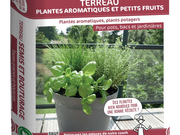 Terreau plantes aromatiques et petits fruits