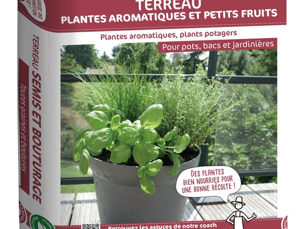 Terreaux pour plantes de jardin et potager