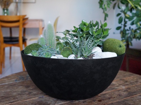 Pot rond Déco : une jardinière en plastique moderne et pratique !