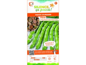 Fèves Aguadulce Vilmorin - Variété Précoce à Longues Cosses, Sachet Graines Potager, Goût Fin