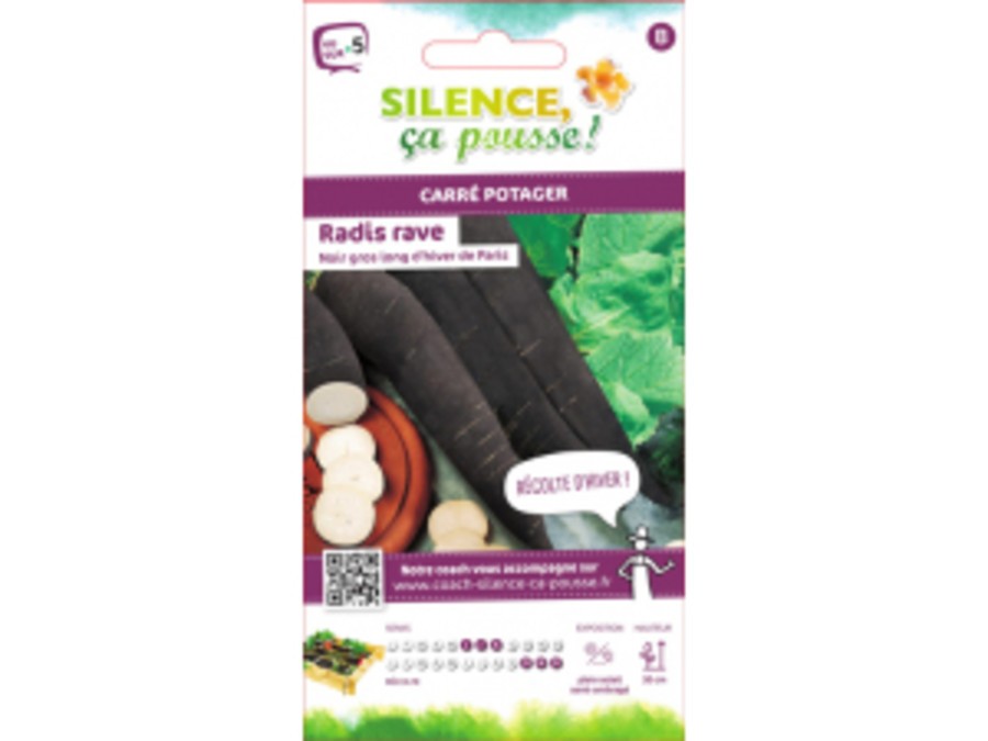 Radis Noir D'hiver De Paris - Les Graines Bocquet - 10g