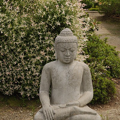 Statue de Boudha Saule crevette Statue de Boudha Saule crevette
