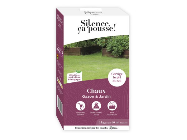 Chaux pour gazon et jardin