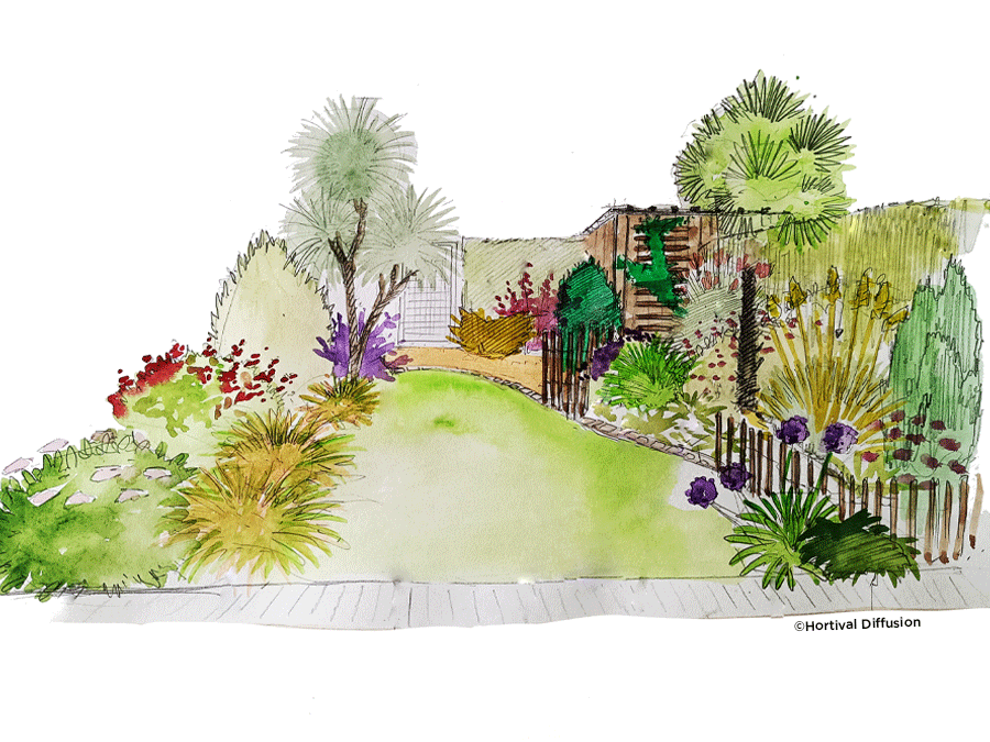 Aménager un jardin en bord de mer chez Marcel